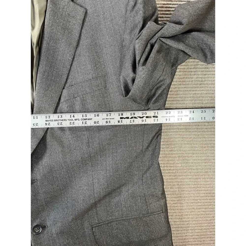 Banana Republic Mens 44R Modern Fit‎ 100% Wool Blazer Brown Sport Coat